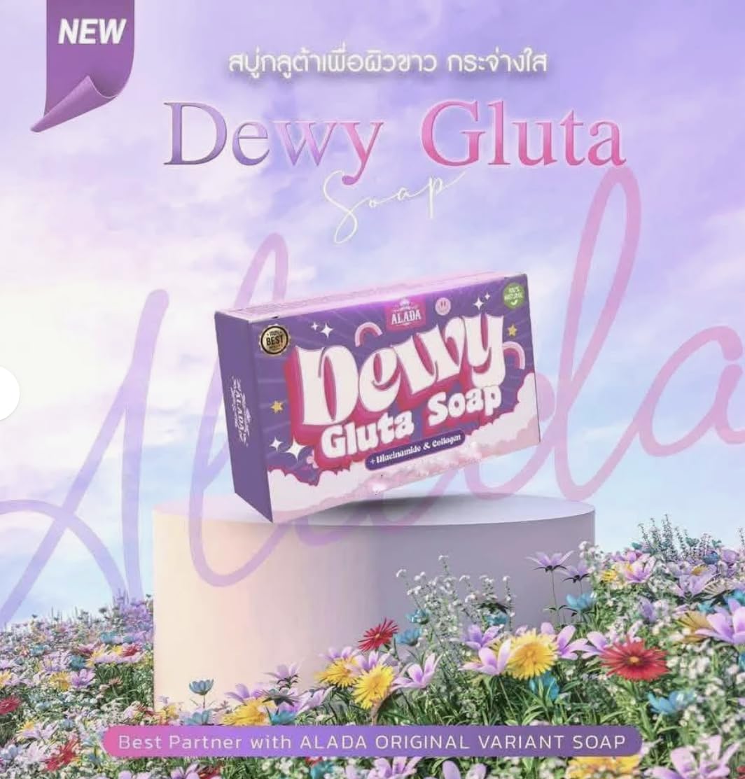 Amazon.com : ALADA NATURAL Dewy Gluta Soap 70g with Niacinamide